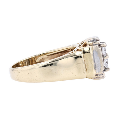 1 1/2 ctw 14K Yellow Gold Diamond Fashion Ring