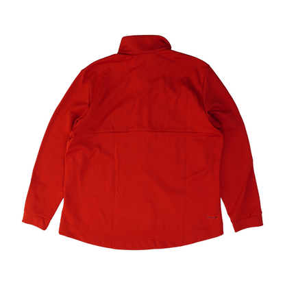 Red Solid 1/4 Zip Pullover