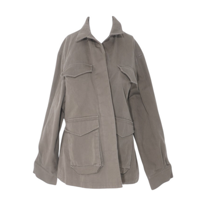 Olive Solid Army Jacket