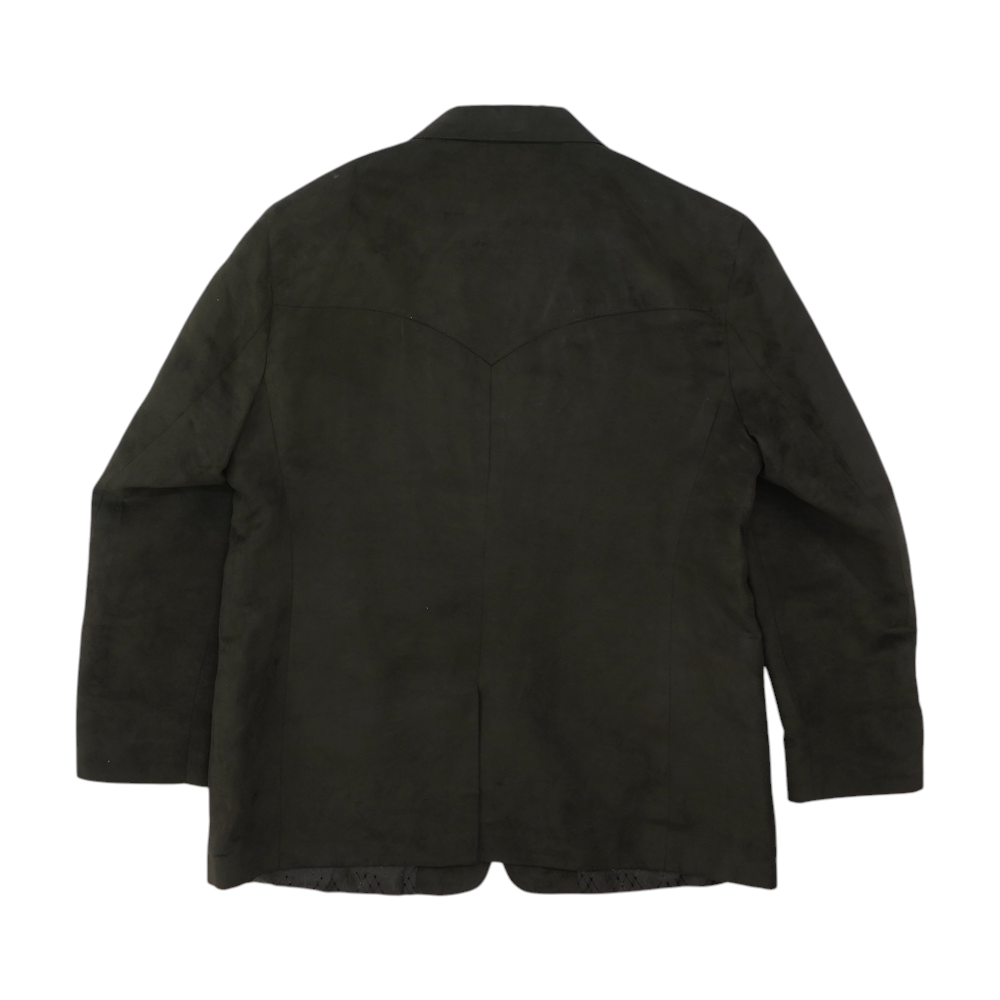 Black Solid Suit Jacket