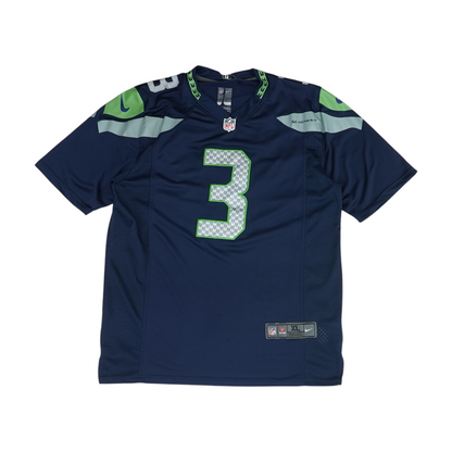 Men's Navy Seattle Seahawks Short Sleeve Jersey