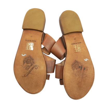 Brown Flat Sandals