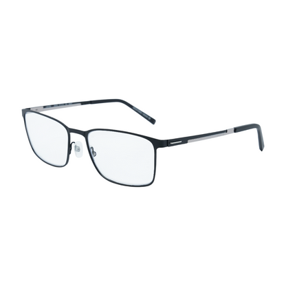 Black Lightec Square Prescription Eyewear