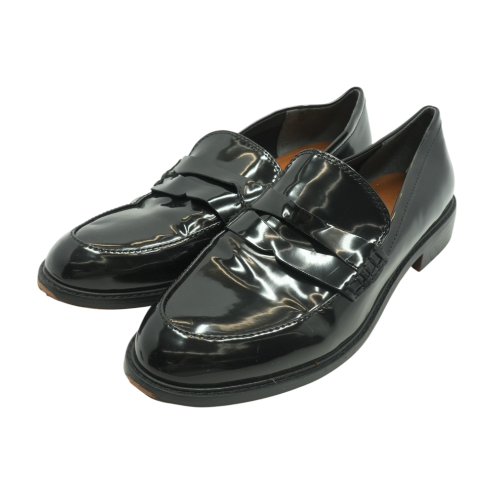 Black Slip-On Flats