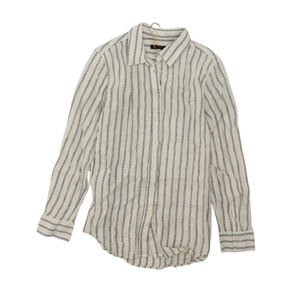 White Striped Button Down