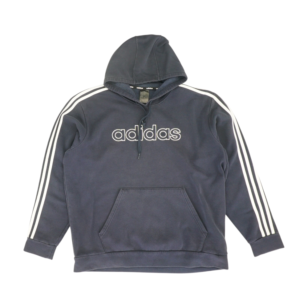 Navy Solid Hoodie Pullover