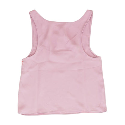 Purple Solid Sleeveless Blouse