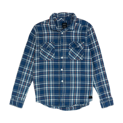 Blue Plaid Flannel Button Down