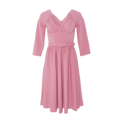Pink Midi Dress