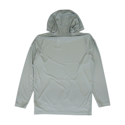 Gray Solid Hoodie Pullover