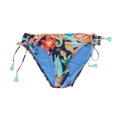 Navy Floral Swim Bottom