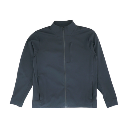 Black Solid Active Jacket