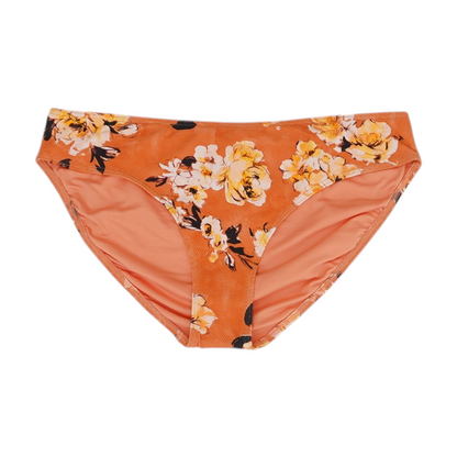 Orange Floral Swim Bottom
