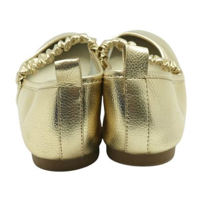 Gold Ballet Flats