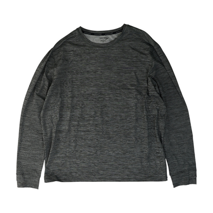 Gray Striped Active T-Shirt