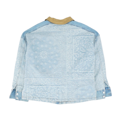 Blue Paisley Button Down