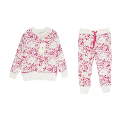 Pink Floral Long Sleeve Set