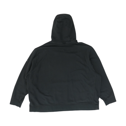 Black Solid Hoodie Pullover