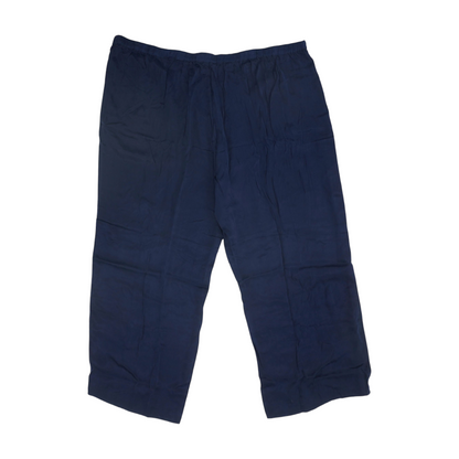 Navy Plus Wide Leg Pants