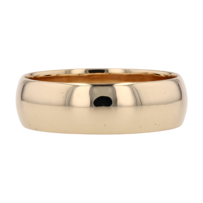 14K Yellow Gold Band