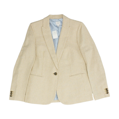 Tan Houndstooth Blazer