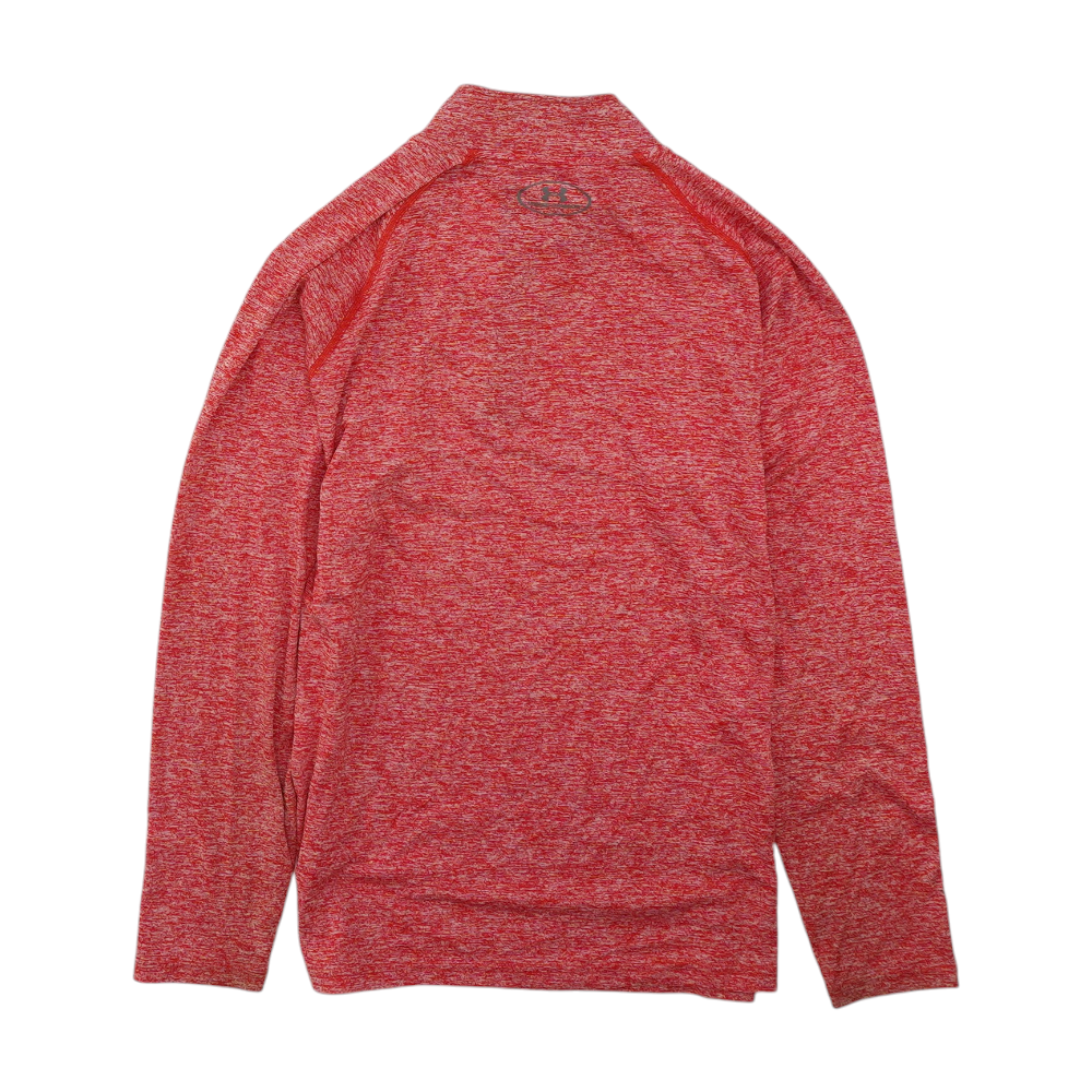 Red Solid 1/4 Zip Pullover