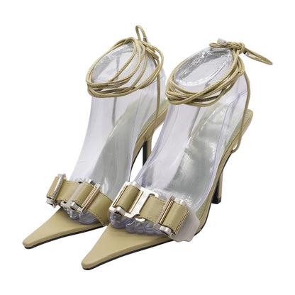 Olive Pump Heels