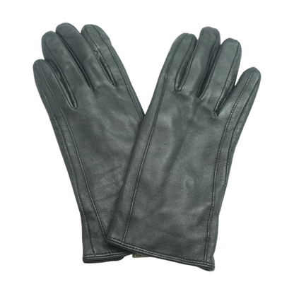 Black Leather Gloves