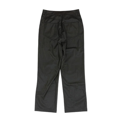 Black Solid Pants