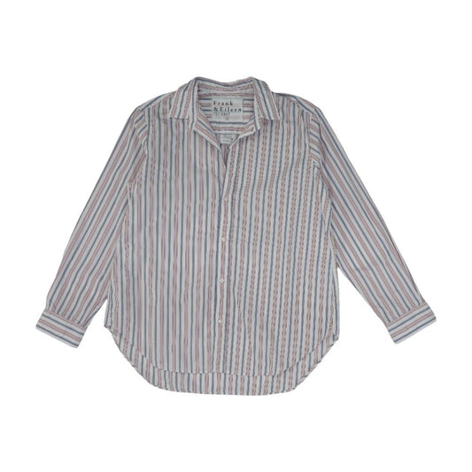 White Striped Button Down