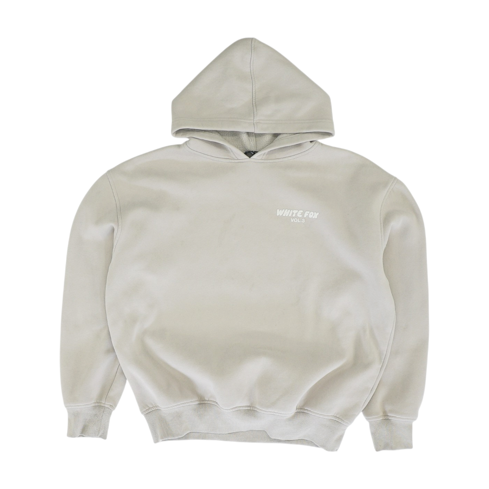 Gray Solid Hoodie Pullover