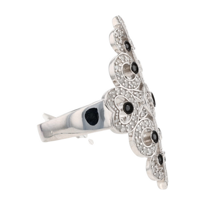 1 ctw Sterling Silver Diamond Fashion Ring
