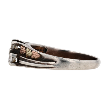 Sterling Silver White Stone Fashion Ring
