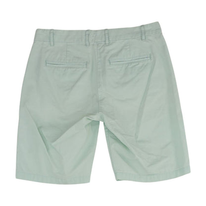 Green Solid Chino Shorts
