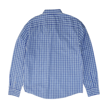 Blue Check Long Sleeve Button Down