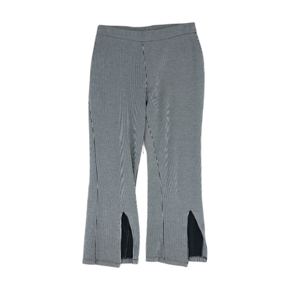 Black Striped Pants