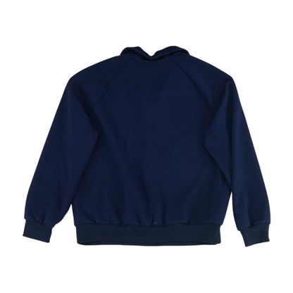 Navy Solid Sweatshirt Pullover
