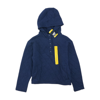 Navy Solid Hoodie Pullover