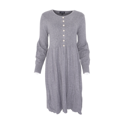 Gray Midi Dress