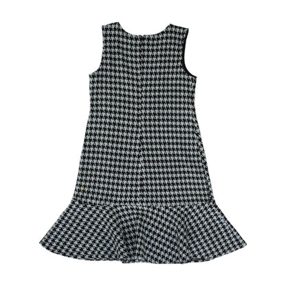 Black Houndstooth Dress