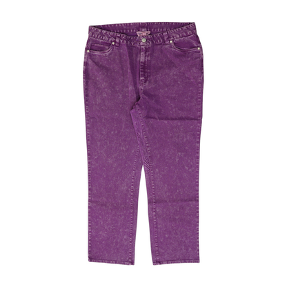 Purple Straight Jeans
