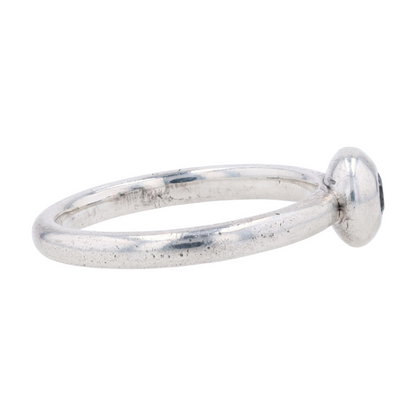 Sterling Silver Zircon Fashion Ring