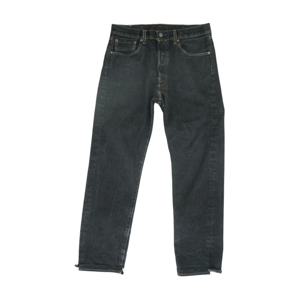 501 Black Straight Jeans