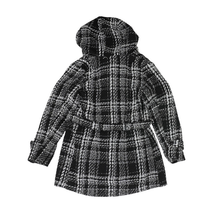 Black Plaid Coat