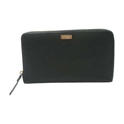 Black Continental Wallet