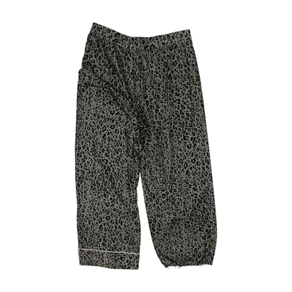 Gray Animal Print Pajama Bottom