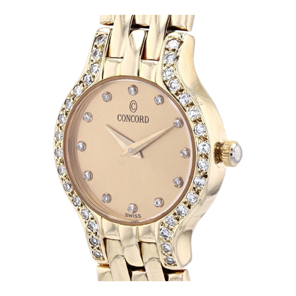 14K Les Palais Yellow Gold Diamond Watch