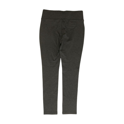 Gray Solid Dress Pants