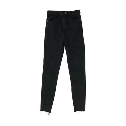 Black High Rise Skinny Leg Jeans
