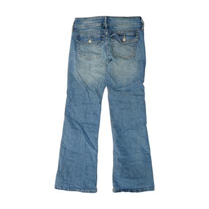 Blue Wide Leg Jeans